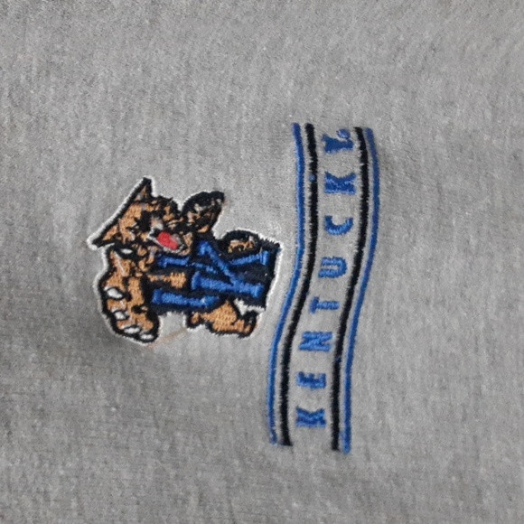 🌹 Starter UK Kentucky wildcats Hoodie. Gray. Boys 16/18 - Picture 3 of 11